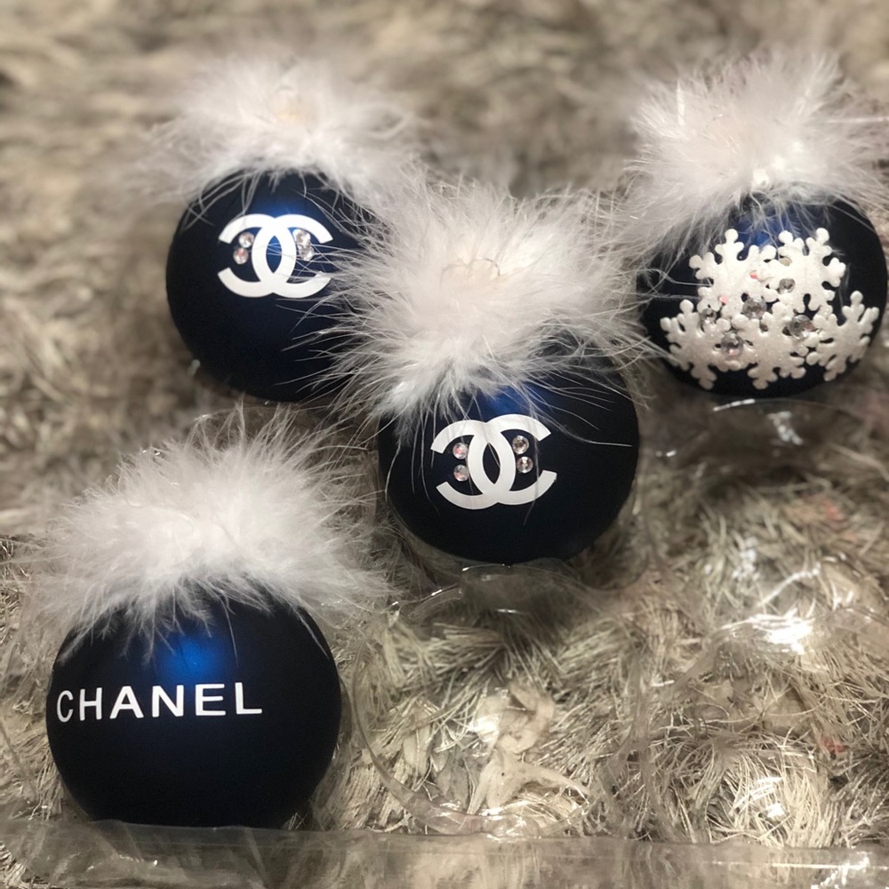 Chanel Christmas Ornaments Set